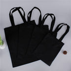 Custom Logo Canvas shopping bag tote bag in a variety of sizes (no side and no bottom) | Premium Corporate Gifts and Custom Gifts