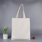 Custom Logo Canvas shopping bag tote bag in a variety of sizes (no side and no bottom) | Premium Corporate Gifts and Custom Gifts