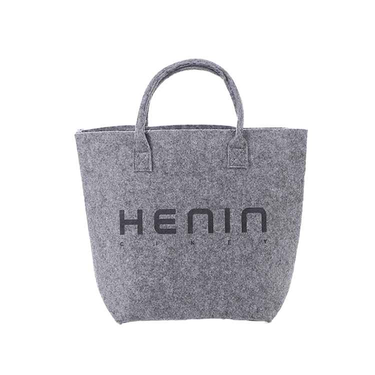 Custom Logo Classic wool felt handbag | Premium Corporate Gifts and Custom Gifts