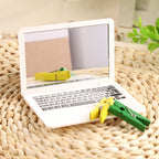Custom Logo Apple Notebook Shaped Portable Mirror | Premium Corporate Gifts and Custom Gifts
