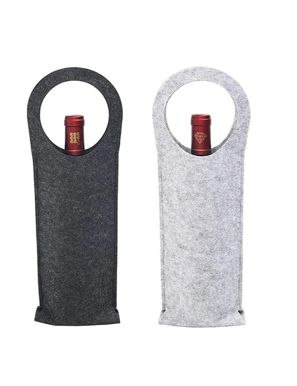 Custom Logo Fashionable wool felt red wine bag | Premium Corporate Gifts and Custom Gifts