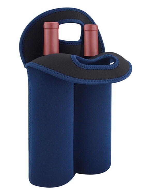 Custom Logo Diving Cloth Red Wine Protective Double Cup Sleeve | Premium Corporate Gifts and Custom Gifts