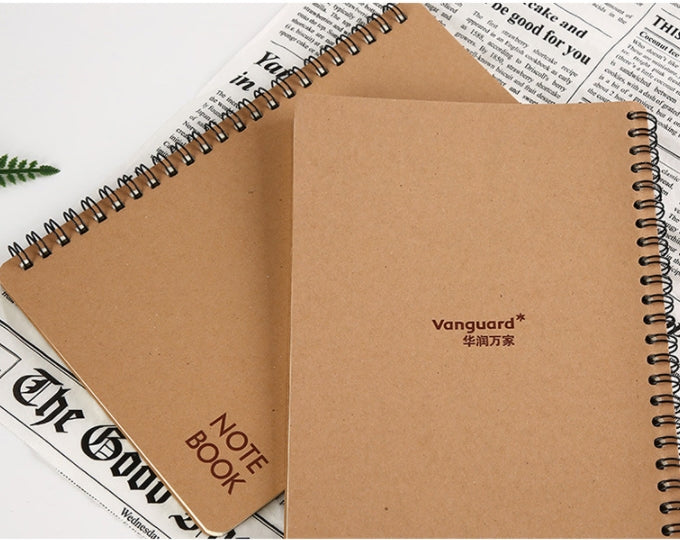 Custom Logo Coil Kraft Notebook | Premium Corporate Gifts and Custom Gifts