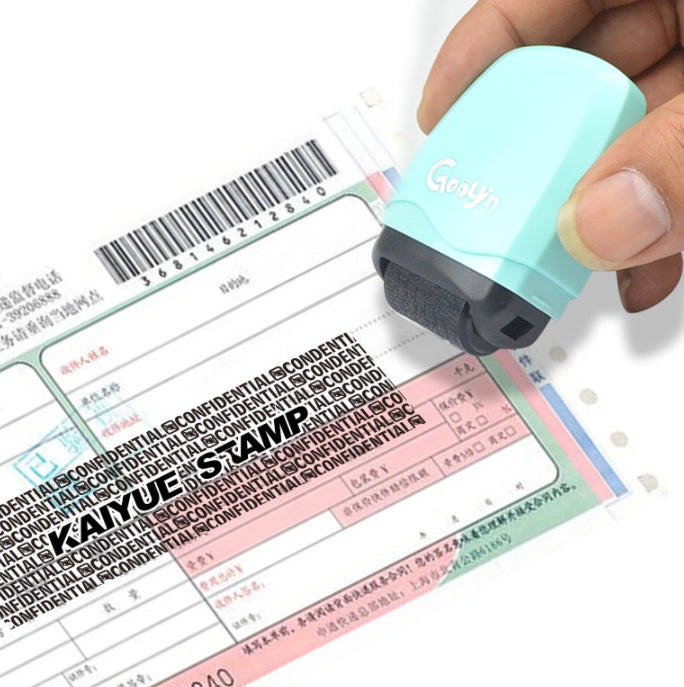 Custom Logo Roller Garbled Confidential Seal | Premium Corporate Gifts and Custom Gifts