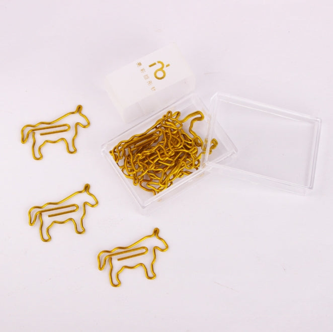 Custom Logo Custom-made paper clips (12 pieces) | Premium Corporate Gifts and Custom Gifts