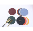 Custom Logo PU Fashion Leather Coaster | Premium Corporate Gifts and Custom Gifts