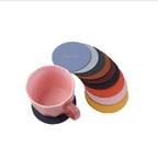 Custom Logo PU Fashion Leather Coaster | Premium Corporate Gifts and Custom Gifts