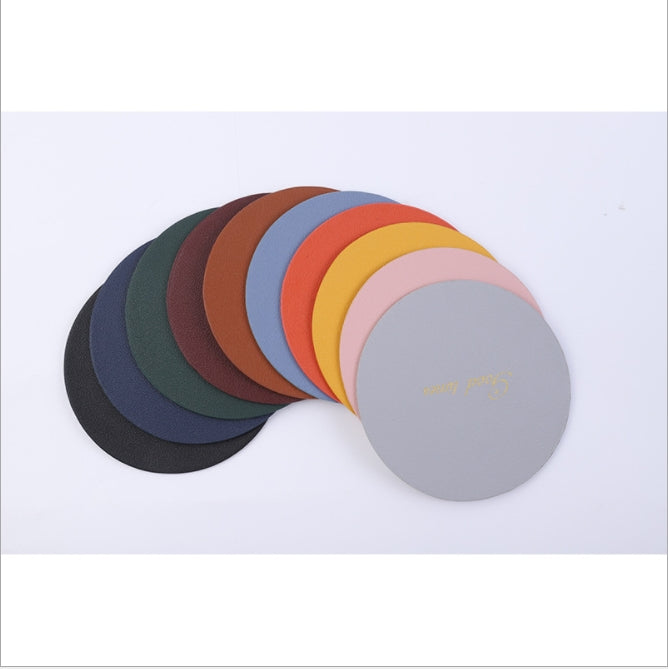 Custom Logo PU Fashion Leather Coaster | Premium Corporate Gifts and Custom Gifts