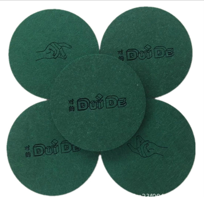 Custom Logo Felt cloth coasters in a variety of shapes | Premium Corporate Gifts and Custom Gifts