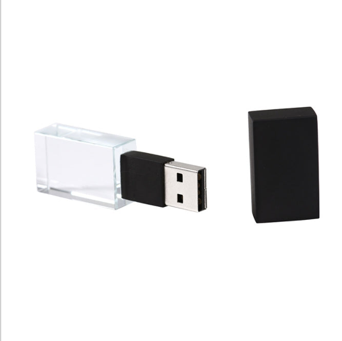Custom Logo Transparent Crystal Flash Drive | Premium Corporate Gifts and Custom Gifts
