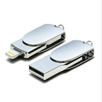 Custom Logo Matte Metal Rotating Flash Drive | Premium Corporate Gifts and Custom Gifts