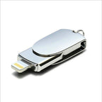 Custom Logo Matte Metal Rotating Flash Drive | Premium Corporate Gifts and Custom Gifts