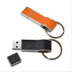 Custom Logo Textured leather flash drive | Premium Corporate Gifts and Custom Gifts