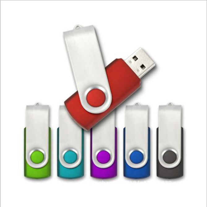 Custom Logo Classic Metal Rotating Flash Drive | Premium Corporate Gifts and Custom Gifts