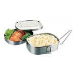 Custom Logo Double-layer stainless steel bento box | Premium Corporate Gifts and Custom Gifts