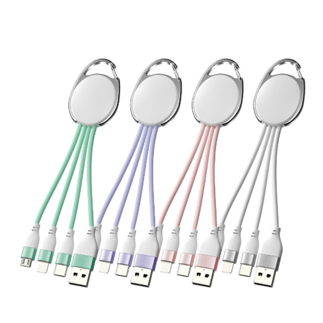 Custom Logo Multi-color 3-in-1 charging cable | Premium Corporate Gifts and Custom Gifts