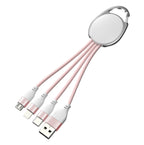 Custom Logo Multi-color 3-in-1 charging cable | Premium Corporate Gifts and Custom Gifts