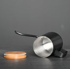 Custom Logo Stainless steel bamboo lid coffee brewing pot | Premium Corporate Gifts and Custom Gifts
