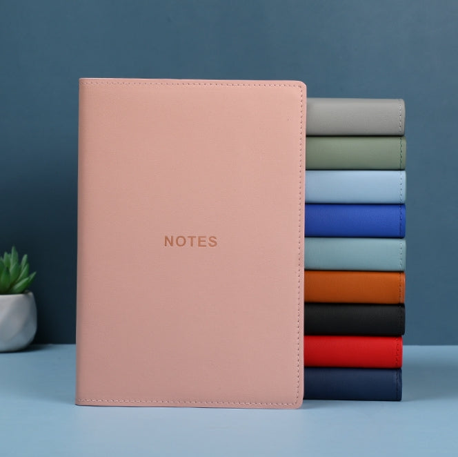 Custom Logo Simple plain leather notebook | Premium Corporate Gifts and Custom Gifts