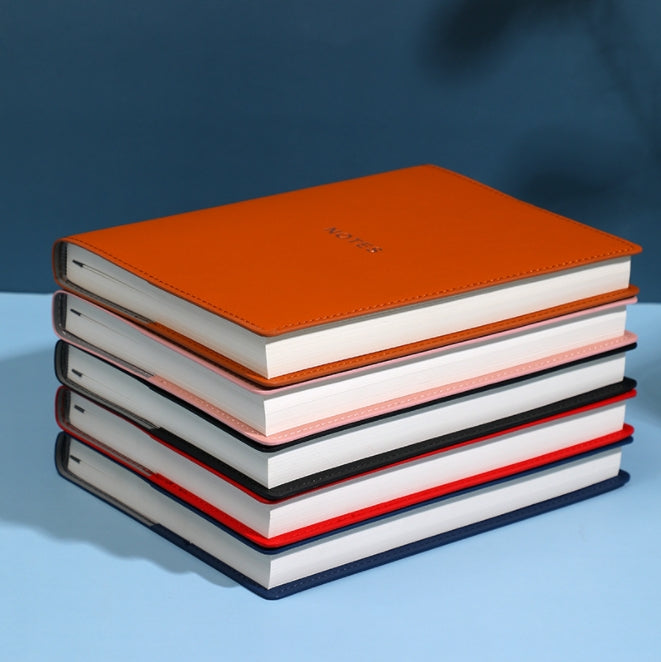 Custom Logo Simple plain leather notebook | Premium Corporate Gifts and Custom Gifts