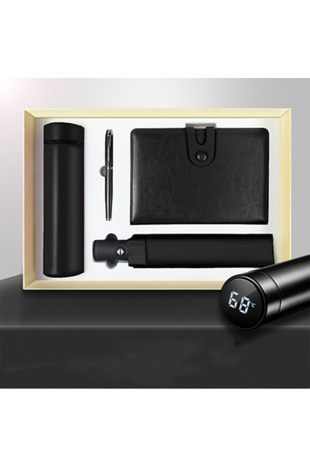 Custom Logo Corporate Set Texture Four-Piece Gift Set | Premium Corporate Gifts and Custom Gifts