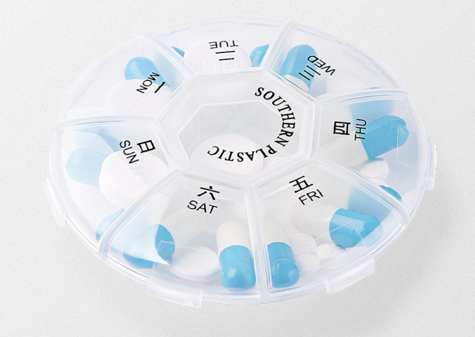 Custom Logo Transparent seven-compartment box | Premium Corporate Gifts and Custom Gifts