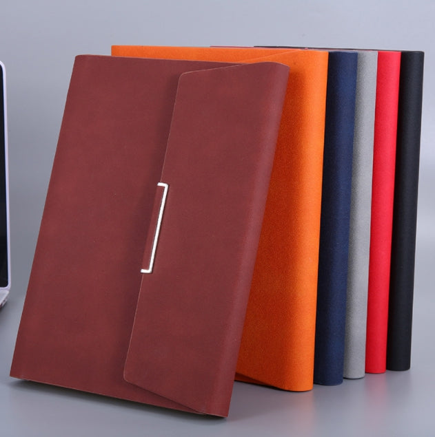 Custom Logo A5 Flap Leather Notebook | Premium Corporate Gifts and Custom Gifts
