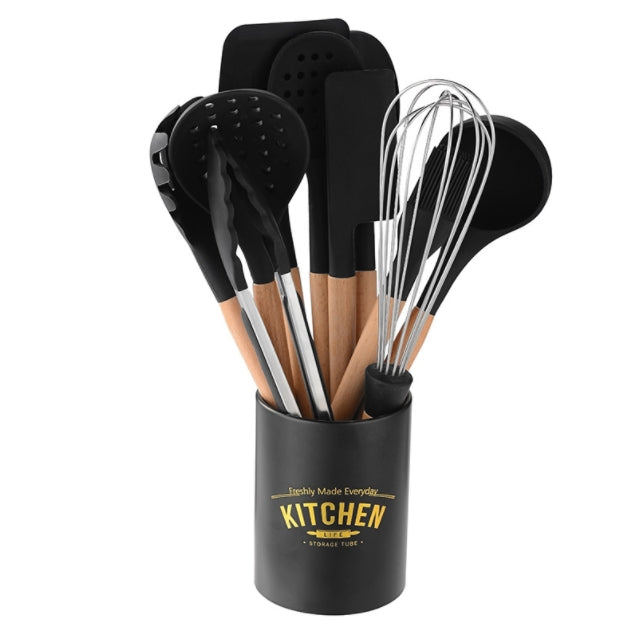 Custom Logo Kitchen utensils and tableware set of eleven pieces | Premium Corporate Gifts and Custom Gifts