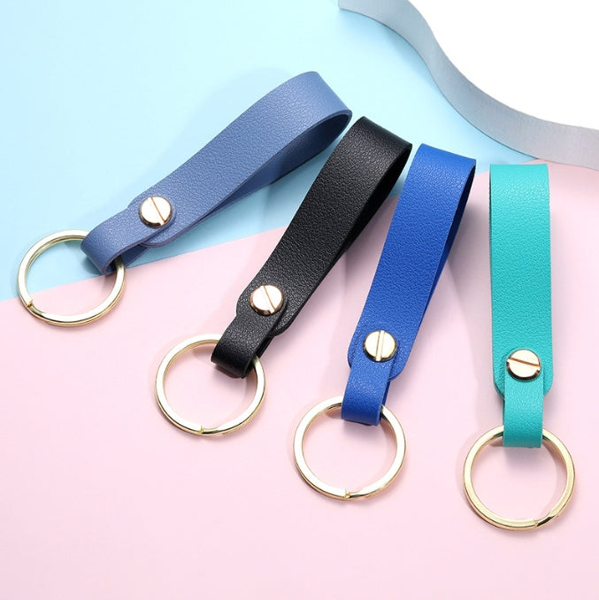 Custom Logo PU leather keychain clasp | Premium Corporate Gifts and Custom Gifts