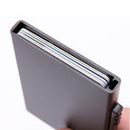 Custom Logo Metal Bounce Anti-Theft Card Case | Premium Corporate Gifts and Custom Gifts