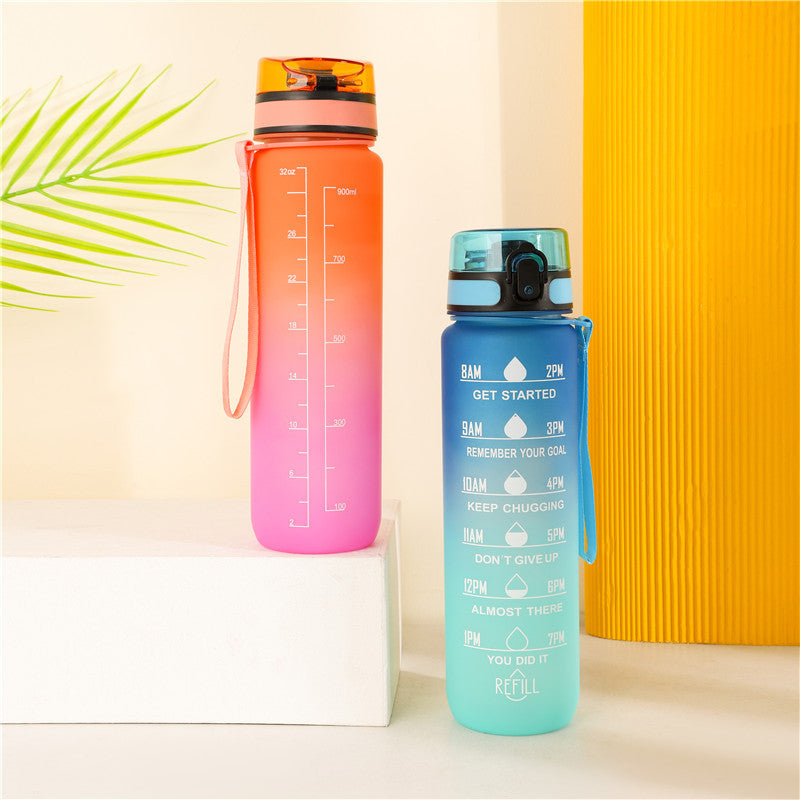 Custom Logo Colorful gradient color water bottle 1L | Premium Corporate Gifts and Custom Gifts