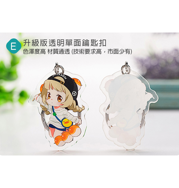 Custom Logo Acrylic Advertising Keychain | Premium Corporate Gifts and Custom Gifts
