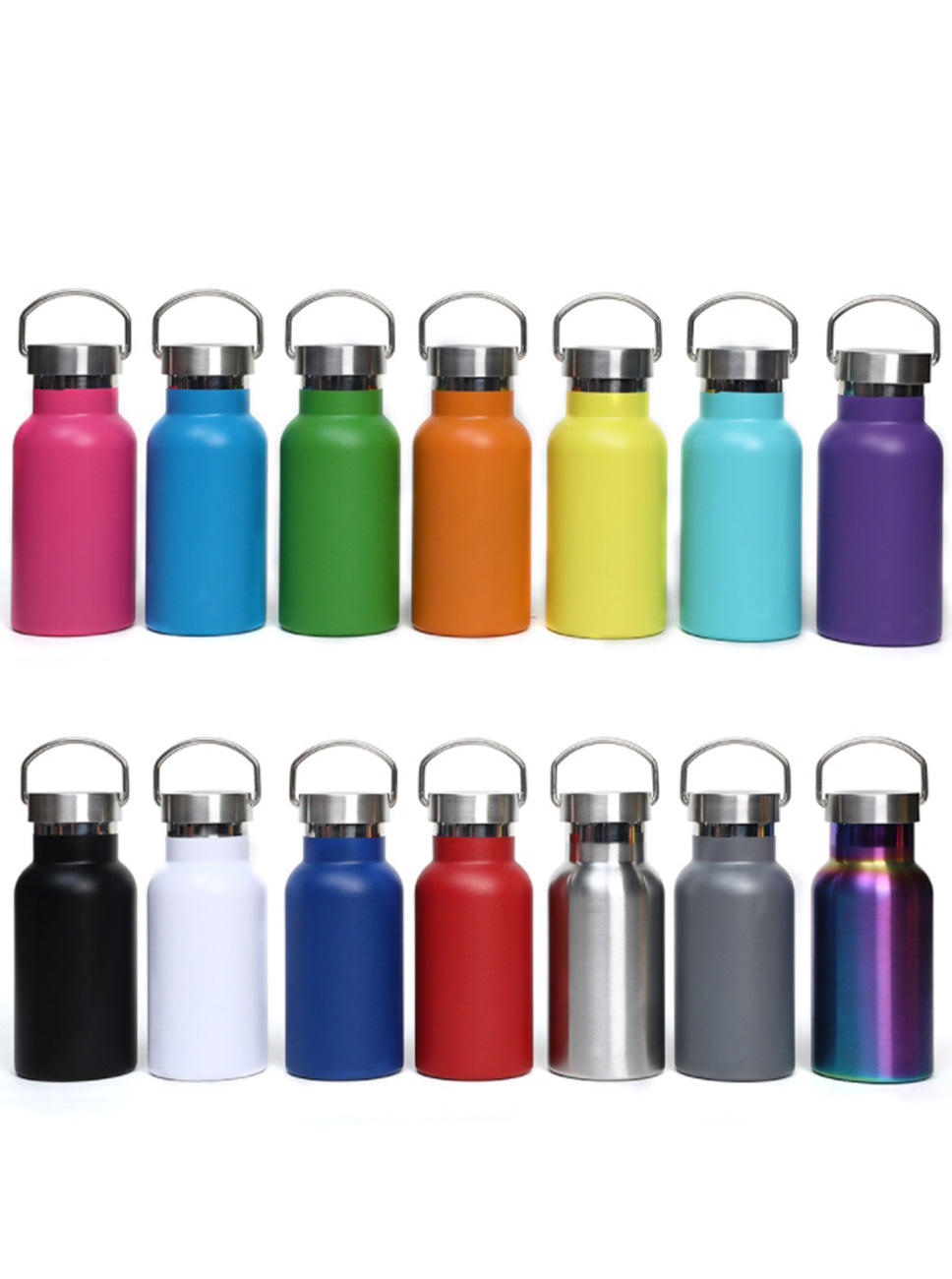 Custom Logo Colorful stainless steel hand-held water bottle | Premium Corporate Gifts and Custom Gifts