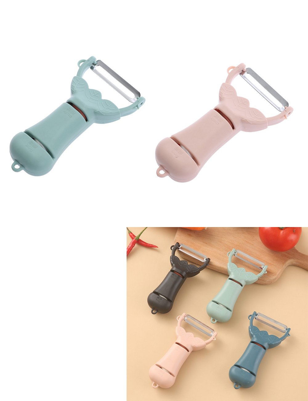 Custom Logo Playful Dual-Use Fruit Knife | Premium Corporate Gifts and Custom Gifts