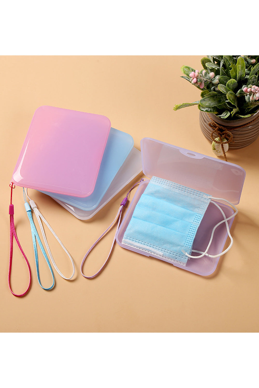 Custom Logo Translucent Mask Storage Box | Premium Corporate Gifts and Custom Gifts