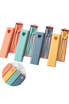 Custom Logo Candy-colored wheat straw knife and fork four-piece set | Premium Corporate Gifts and Custom Gifts