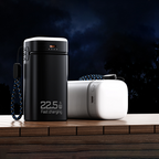 Custom Logo Self-Connected 2-in-1 LED Light Power Bank | Premium Corporate Gifts and Custom Gifts
