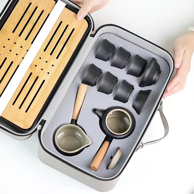 Custom Logo Portable Travel Premium Tea Set Gift Box | Premium Corporate Gifts and Custom Gifts