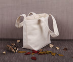 Custom Logo Eco-friendly canvas shopping bag tote bag (with bottom and no sides) | Premium Corporate Gifts and Custom Gifts