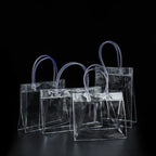 Custom Logo PVC Transparent Advertising Tote Bag Shopping Bag (Square Type) | Premium Corporate Gifts and Custom Gifts