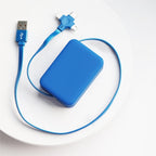 Custom Logo Multi-color mobile phone telescopic three-in-one data cable | Premium Corporate Gifts and Custom Gifts