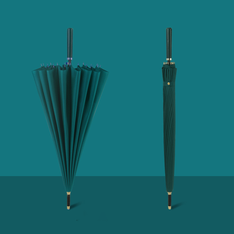 Custom Logo 24-bone straight pole long-handled umbrella | Premium Corporate Gifts and Custom Gifts