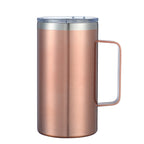 Custom Logo 24oz powder coated tumbler with handle | Premium Corporate Gifts and Custom Gifts