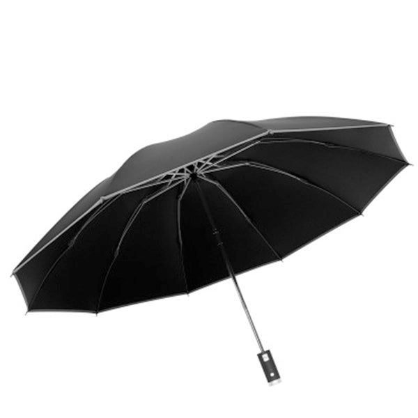 Custom Logo LED Light Folding Reverse Umbrella | Premium Corporate Gifts and Custom Gifts