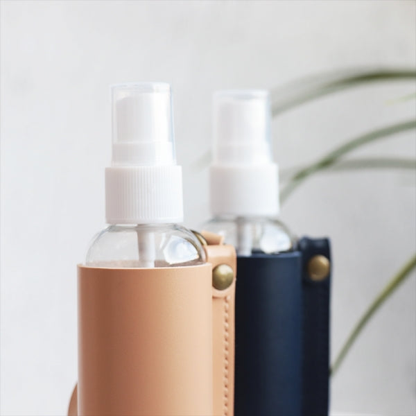 Custom Logo Leather Multi-Colored Cylindrical Spray Bottle Holster | Premium Corporate Gifts and Custom Gifts