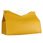 Custom Logo Textured thick leather tissue paper box | Premium Corporate Gifts and Custom Gifts