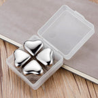 Custom Logo Heart-shaped stainless steel quick-frozen ice cubes | Premium Corporate Gifts and Custom Gifts