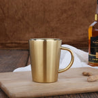 Custom Logo Stainless steel three-color coffee cup | Premium Corporate Gifts and Custom Gifts