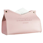 Custom Logo Textured thick leather tissue paper box | Premium Corporate Gifts and Custom Gifts