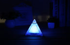 Custom Logo Pyramid Colorful Color-Changing Alarm Clock | Premium Corporate Gifts and Custom Gifts